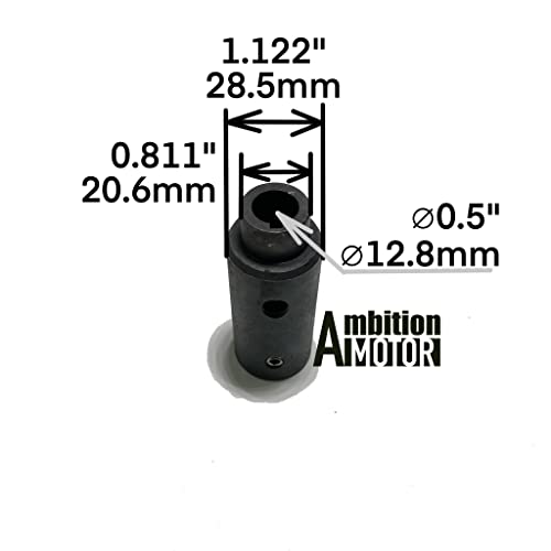 AMBITIONMOTOR Salt Spreader Spinner Hub Replaces Buyers 3007809 for TGSUV1B with Installed Set Screw