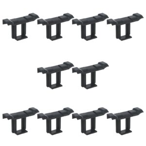 10pcs solar panel drainage clips roof solar panel frame cleaning clips photovoltaic panel water guide & mud clamp auto remove stagnant water