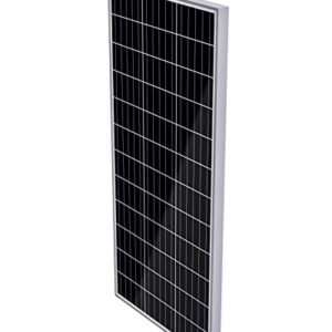 SUNTHYSIS 12 Volt Solar Panel, 100W Monocrystalline Solar Panel, 22% High Efficiency Monocrystalline PV Module Power Charger for RV Marine Rooftop Farm Battery