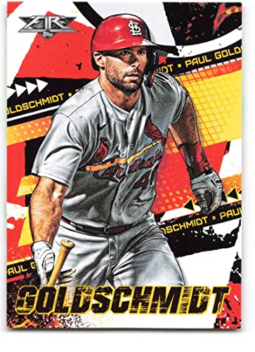 2022 Topps Fire #122 Paul Goldschmidt NM-MT St. Louis Cardinals Baseball