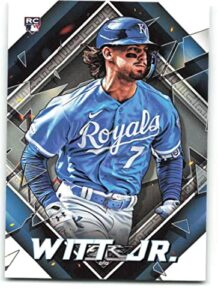 2022 topps fire #198 bobby witt jr. nm-mt rc rookie kansas city royals baseball