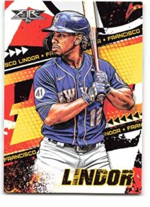 2022 topps fire #93 francisco lindor nm-mt new york mets baseball