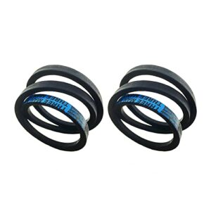 585416 auger drive belt for murry craftsman mtd snow throwers replaces 585416ma 1/2 inch x38 inch (2-pack)
