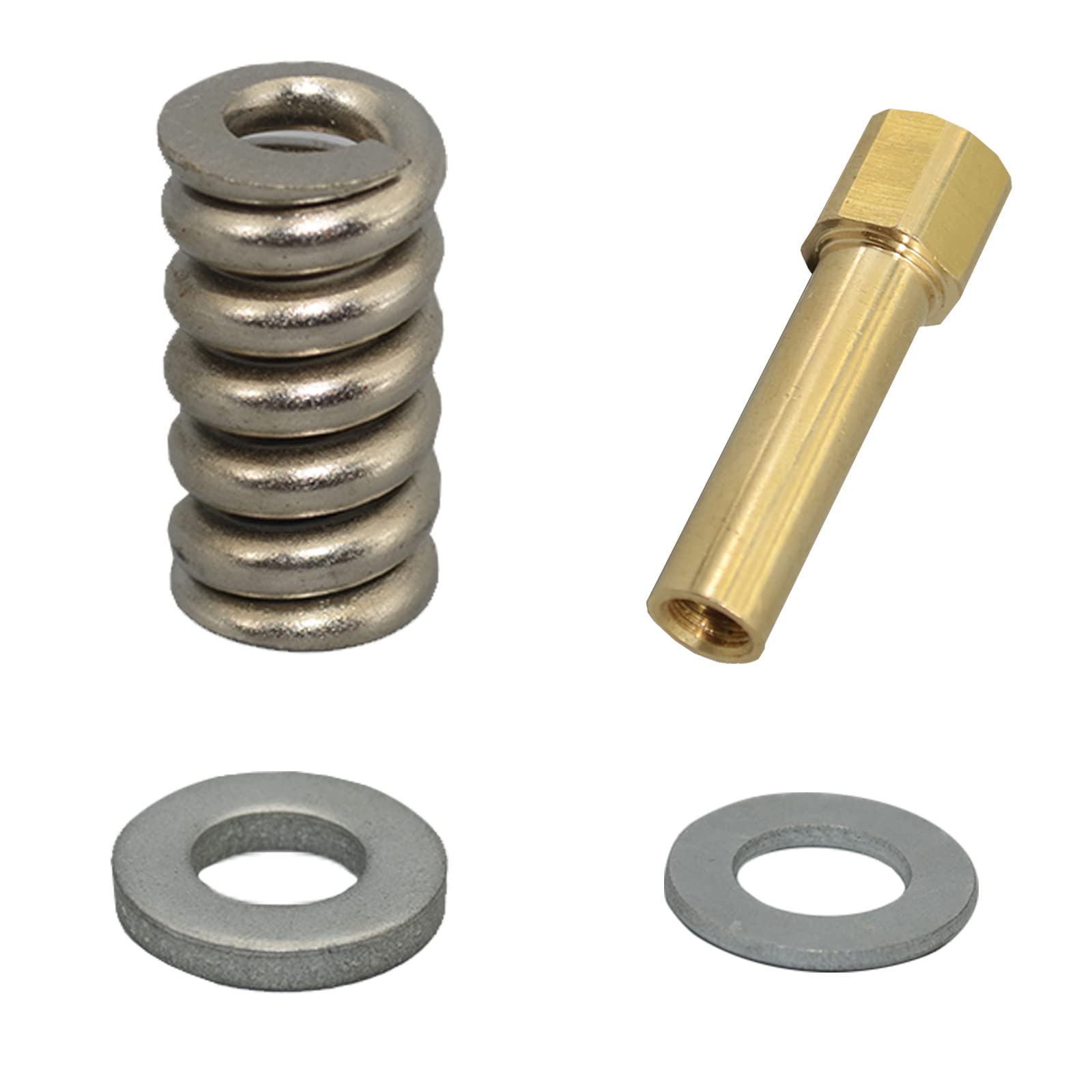 Zeiboat DEX2420JKIT, DEX2400JN Sleeve Nut Assembly with Spring & Metal Washers, Length of 2 in, Filter Housing Replacement Set