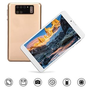 GOWENIC 7 inch Tablet, 1GB 16GB Tablet for Android 5.1, MT6592 Octa Core, Dual SIM GSM 7 Inch IPS Display, Front 0.3MP Rear 2MP, WiFi, Bluetooth, 3000 mAh, Gold(US)