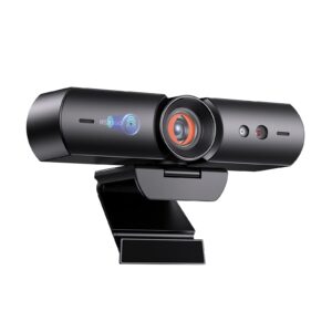 nexigo hellocam, 1080p webcam with windows hello, true privacy, automatic electronic shutter, computer camera, microphone, facial enhancement, hd usb web cam