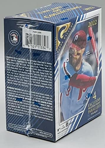 2022 Topps Gallery Baseball 7-Pack Blaster Box 4 Exclusive Printer Proof Parallels Per Box