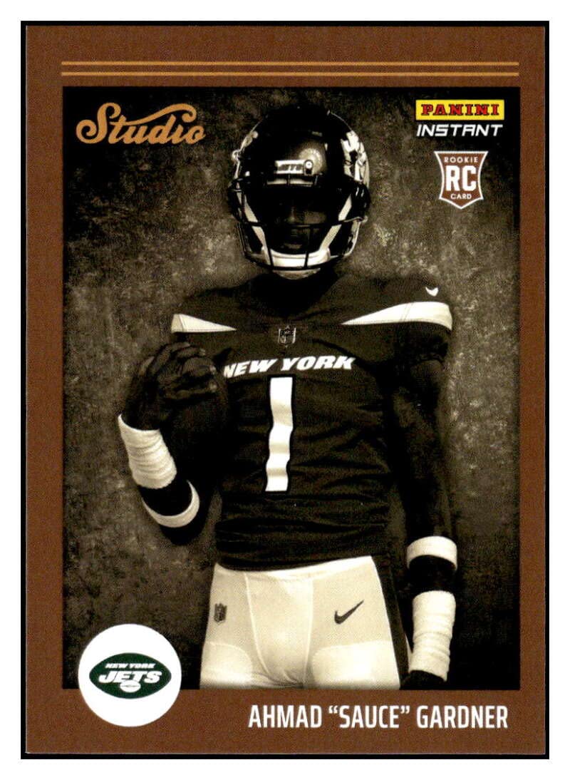 AHMAD GARDNER RC 2022 Panini Instant Studio ROOKIE /911#S3 NM+-MT+ NFL Football Jets