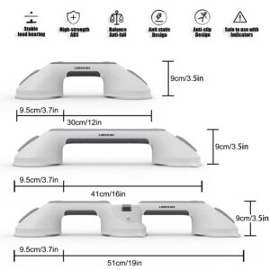 LORESJOY Shower Handle 19 inch Grab Bars for Bathtubs and Showers, Support Handicap Elderly Suction Grab Bars Balance Assist, Bath Handles with Indicators, Grip Non Safety Hand Rail for Injury,Senior