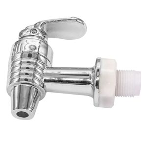 Taiss 2PCS Water jug spigot replacement,Water Dispenser Replacement Parts,plastic spigot Spout,Water Beverage beer barrel Dispenser Valve Water Crock Tap(silver) F-062-SR