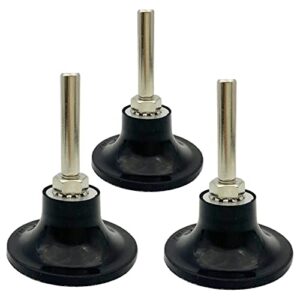 3 pack 2 inch quick change disk pad holder disc holder adapter with 1/4" shank, roll lock disc holder adapter quick change disc adapter for polishing sanding grinding drill