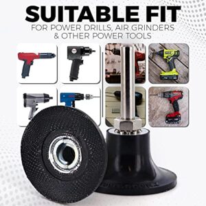 3 Pack 2 Inch Quick Change Disk Pad Holder Disc Holder Adapter with 1/4" Shank, Roll Lock Disc Holder Adapter Quick Change Disc Adapter for Polishing Sanding Grinding Drill