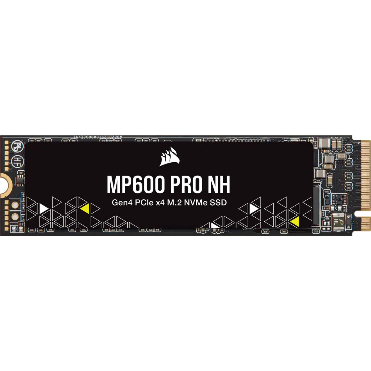 Corsair MP600 PRO NH 4TB PCIe Gen4 x4 NVMe M.2 SSD – High-Density TLC NAND – M.2 2280 – DirectStorage Compatible - Up to 7,000MB/sec - No Heatsink - Black