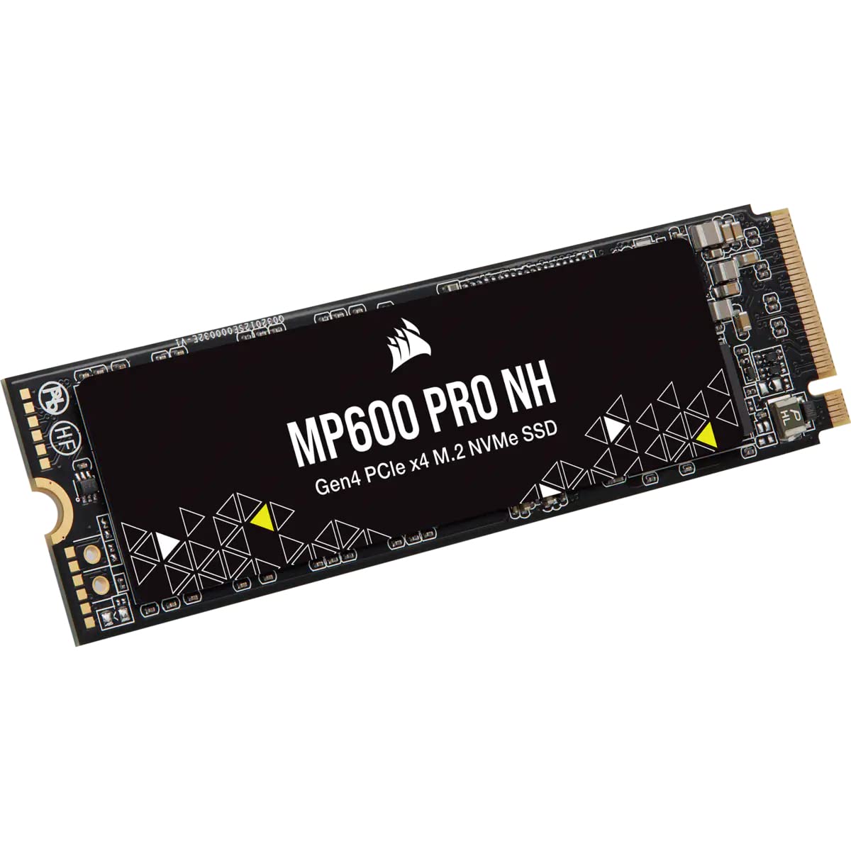 Corsair MP600 PRO NH 4TB PCIe Gen4 x4 NVMe M.2 SSD – High-Density TLC NAND – M.2 2280 – DirectStorage Compatible - Up to 7,000MB/sec - No Heatsink - Black