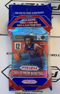 2021-22 panini prizm nba basketball cello pack factory sealed 15 cards per pack