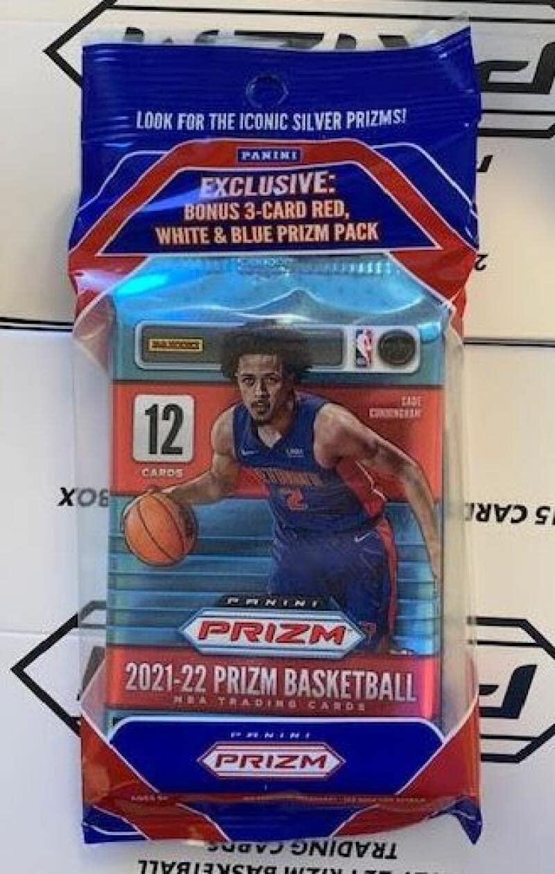 2021-22 Panini Prizm NBA Basketball Cello Pack FACTORY SEALED 15 cards per pack