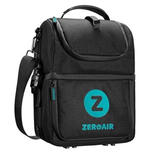 zeroair portable power station carrying case for ecoflow river series and jackery e500, stylish, waterproof, dustproof, ergonomic