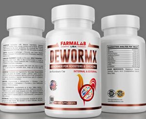 dewormx para gallos gallinas pollos dewormx for rooster hens chickens natural ingredients