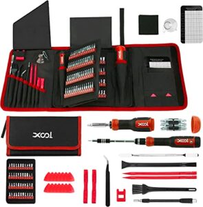 xool 200 in 1 precision screwdriver set, electronics repair tool magnetic driver kit with 164 bits for phone, macbook, computer, laptop, pc, tablet, ps4, xbox, nintendo, game console