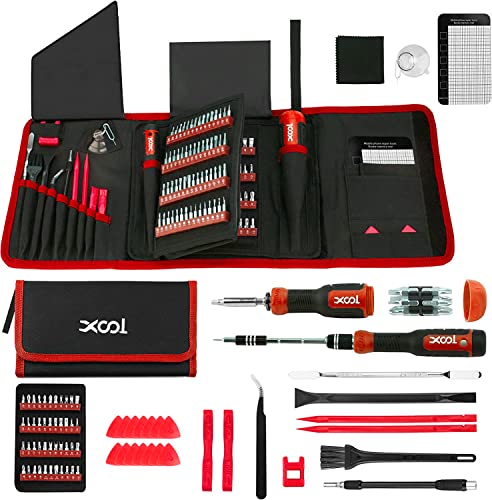 XOOL 200 in 1 Precision Screwdriver Set, Electronics Repair Tool Magnetic Driver Kit with 164 Bits for Phone, MacBook, Computer, Laptop, PC, Tablet, PS4, Xbox, Nintendo, Game Console