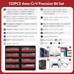 XOOL 200 in 1 Precision Screwdriver Set, Electronics Repair Tool Magnetic Driver Kit with 164 Bits for Phone, MacBook, Computer, Laptop, PC, Tablet, PS4, Xbox, Nintendo, Game Console