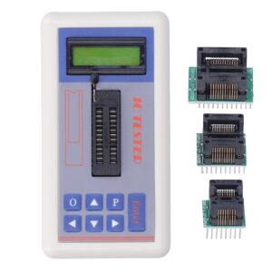 TSH06F Integrated Circuit Tester Multi Functional IC Transistor Meter with 5V 3.3V AUTO Modes for Microelectronics Engineers Maintenance (with Terminal)