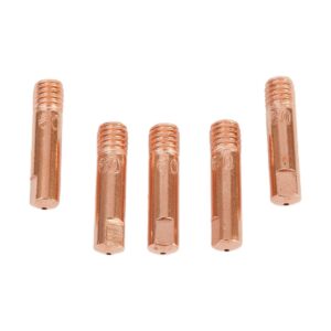 21PCS Gasless Flux Nozzle Tip for TITANIUM Easy-Flux 125 Amp Welder 56355 56359,030/0.8 mm Tip, Torch Welding Accessories MIG Welder Nozzle Contact Tips