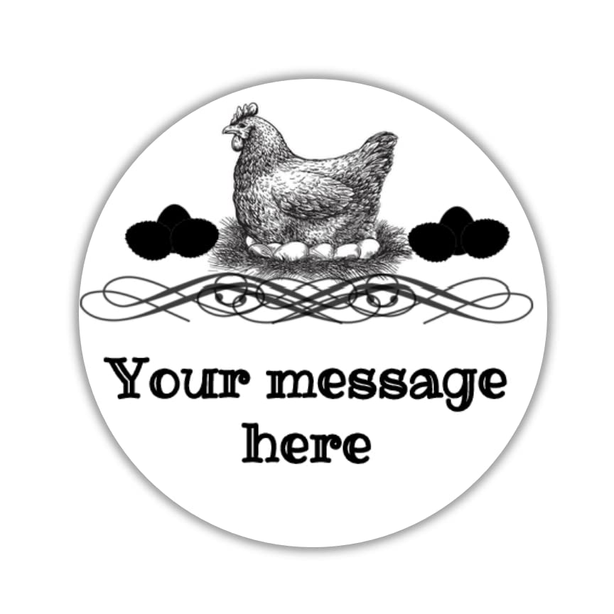 personalized chicken egg carton labels Stickers tags