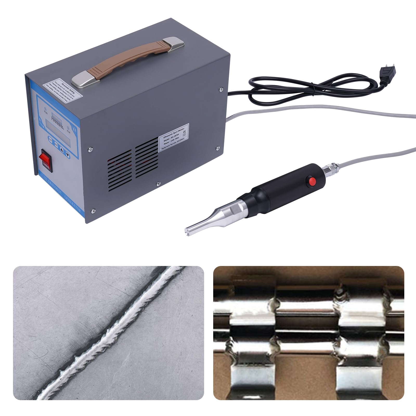 Welding Machine 28KHz High Frequency Ultrasonic Plastic Welder 700W Plastic Spot Welder for PE/PC/PUC/PPS