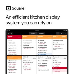 square pos kitchen display - 1 device-2 months [online code]