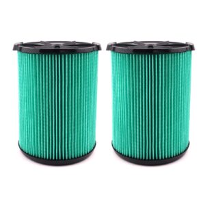 2 pack vf6000 5-layer replacement filter for ridgid 5-20 gallon wet dry vacuums wd5500 wd0671 wd6425 wd7000 wd1280 wd1851 wd1680 wd1956 rv2400a 1400rv rv2600b