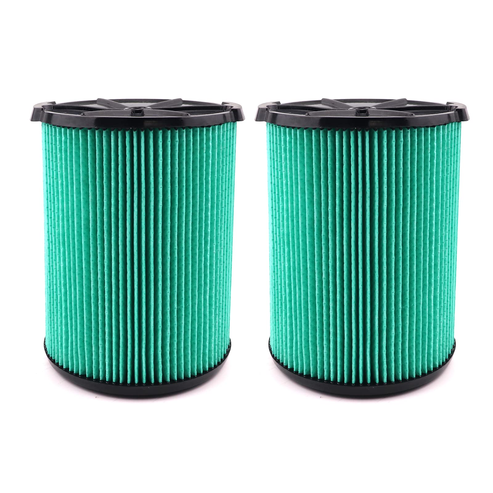 2 Pack VF6000 5-Layer Replacement Filter for Ridgid 5-20 Gallon Wet Dry Vacuums WD5500 WD0671 WD6425 WD7000 WD1280 WD1851 WD1680 WD1956 RV2400A 1400RV RV2600B