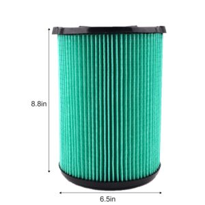 2 Pack VF6000 5-Layer Replacement Filter for Ridgid 5-20 Gallon Wet Dry Vacuums WD5500 WD0671 WD6425 WD7000 WD1280 WD1851 WD1680 WD1956 RV2400A 1400RV RV2600B