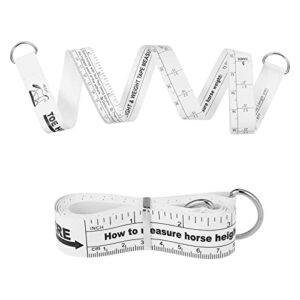 queen king horse measuring tape for height and weight multifunctional measuring stick horse weight tape pvc weight tape 8.2ft long