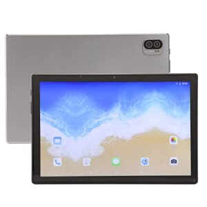 10 inch tablet pc,6g ram 128g rom,2.4g 5g wif,1920x1200 ips display screen,android 12 8mp front camera 20mp rear camera usb c rechargeable 8800ma battery 4g calling tablets,grey(us)