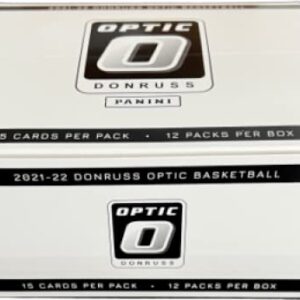 2021-22 Panini Donruss Optic Cello Fat Pack Box (12 Packs/15 Cards)