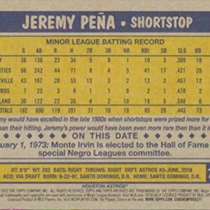 2022 Topps Archives #280 Jeremy Pena 1987 Topps NM-MT RC Rookie Houston Astros Baseball