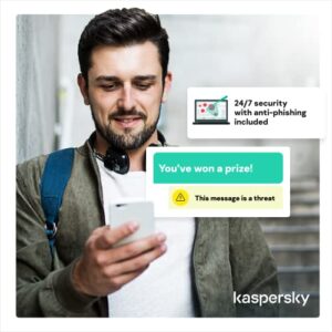 Kaspersky Plus Internet Security 2023 | 3 Devices | 1 Year | Anti-Phishing and Firewall | Unlimited VPN | Password Manager | Online Banking Protection | PC/Mac/Mobile | Online Code