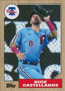 2022 topps archives #273 nick castellanos 1987 topps nm-mt philadelphia phillies baseball