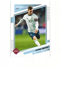 lionel messi 2021-22 panini donruss road to fifa world cup qatar 2022 soccer card #1 paris saint-germain psg argentina