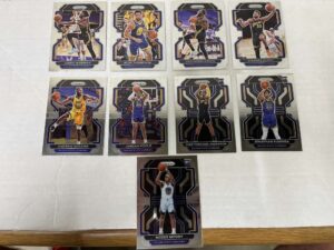 2021-22 panini prizm golden state warriors nba basketball complete team set (with rookies) included in this team are the following players (61 james wiseman, 92 klay thompson, 123 draymond green, 154 stephen curry, 155 andrew wiggins, 222 jordan poole, 29