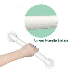 Grab Bars for Shower, Handicap Handicap Grab Bars for Bathtubs and Showers, White Shower Handle,Safety Hand Rail,Support-Pregnant Woman,Elderly,Injury,Senior Assist Bath Handle（16 Inch)