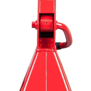 BIG RED AT46002R Torin Steel Jack Stands: 6 Ton (12,000 lb) Capacity, Red, 1 Pair