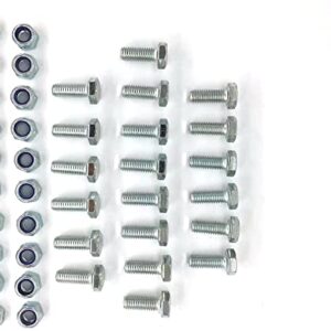 JFYO Replacement Auger Shear pin Bolts and Nuts are for Snow Blower HS1132 HS928 HS828 HS724 HS624 (Set of 20)