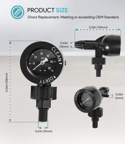 R0357200 Air Gauge Release Valve Assembly Replacement for Zodiac Jandy Pool and Spa Filters CV, CL, DEV, DEL, JS Series