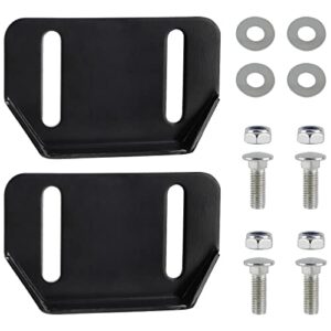 ownengin 784-5580 snow thrower slide shoes 2 pack skid shoes with mounting hardware for mtd 784-5580-0637 fits for cub cadet yardman snowblower