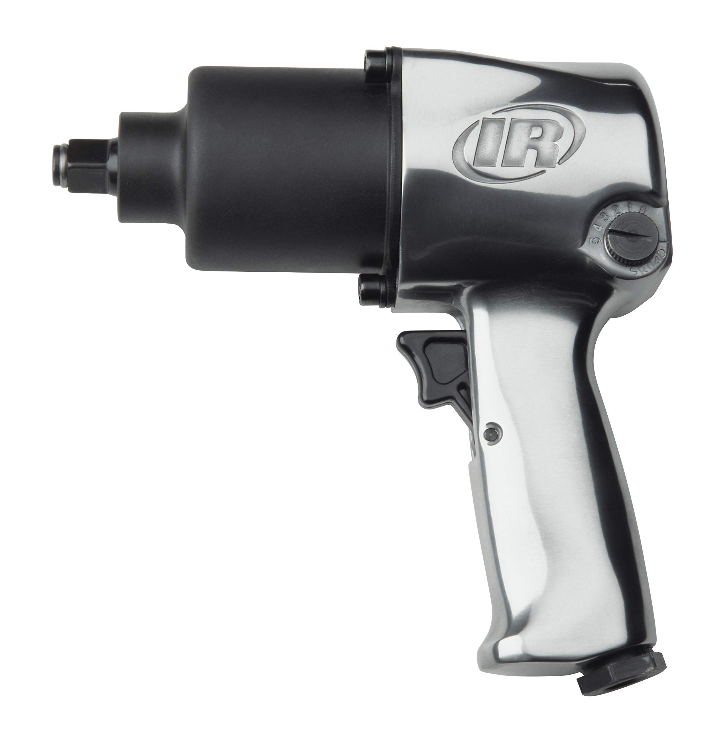 Ingersoll Rand 231C 1/2” Drive Air Impact Wrench & 301B Air Die Grinder – 1/4", Right Angle, 21,000 RPM, Ball Bearing Construction, Safety Lock, Aluminum Housing, Lightweight Power Tool, Black
