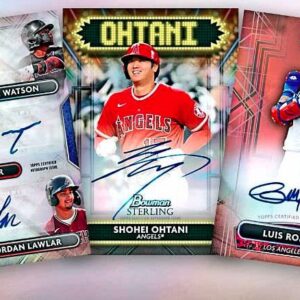 2022 Bowman Sterling MLB Baseball MINI box (6 cards/bx incl. ONE Autograph card)