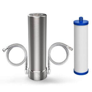 simpure v7 under sink water filter system, bundle, comes with one extra replacement cartridge