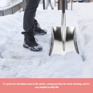 Yardwe Stainless Steel Snow Shovel Barbecue Tool Thicken Child